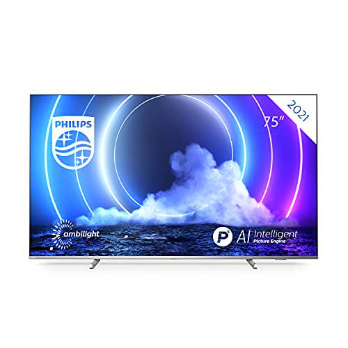 Philips 75PML9636 Smart TV 4K de 75 Pulgadas UHD LED Android TV con Ambilight