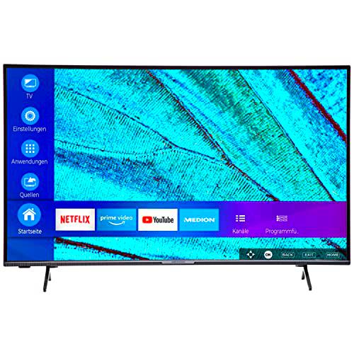 MEDION X15092 Televisión UHD de 125,7 cm (50 Pulgadas) (Smart TV