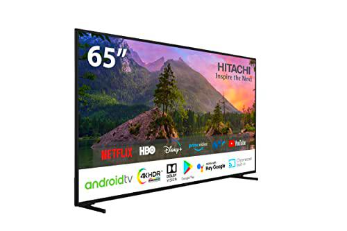 Hitachi 65HAK5350, Android Smart TV 65 Pulgadas, 4K Ultra HD