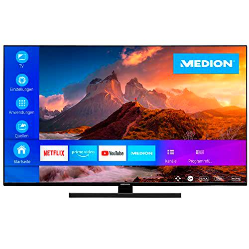 MEDION X14388 Televisión QLED de 108 cm (43 Pulgadas) (Smart TV UHD