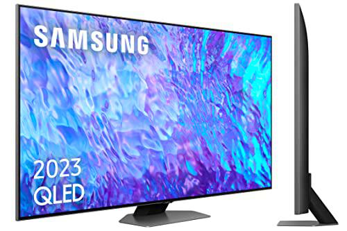 SAMSUNG TV QLED 4K 2023 85Q80C Smart T de 85&quot; con Direct Full Array