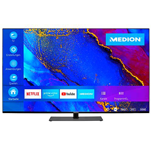 MEDION X15543 (MD 31947) Televisión UHD de 38,8 cm (55 Pulgadas) (Smart TV