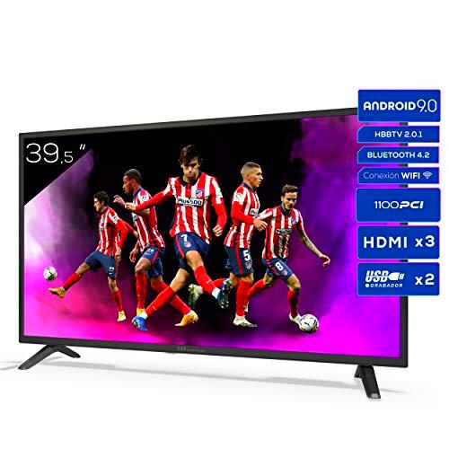 Televisiones Smart TV 39,5 Pulgadas Full HD Android 9.0 y HBBTV