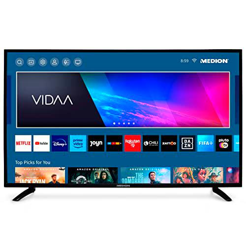 MEDION Televisión UHD X14315 (MD 30090) de 108 cm (43 Pulgadas) (Smart TV