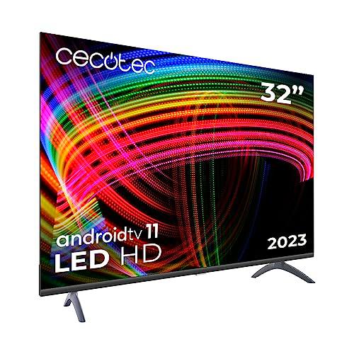 Cecotec Televisor LED 32 Smart TV A3 Series ALH30032 LED Full HD, Sistema  Operativo Android TV 11 