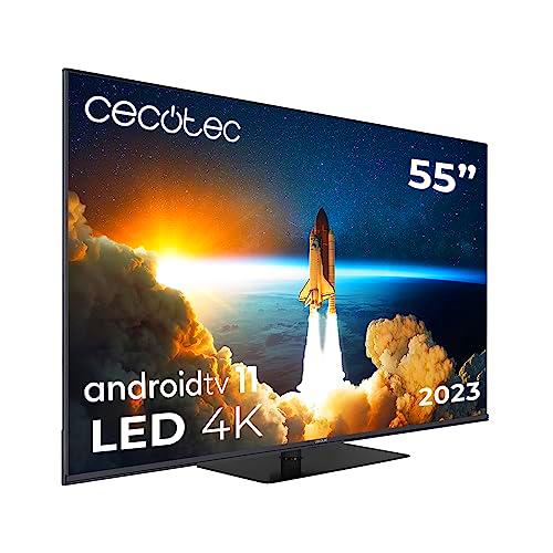 Cecotec Televisor QLED 55” Smart TV V1+ Series VQU11055Z+