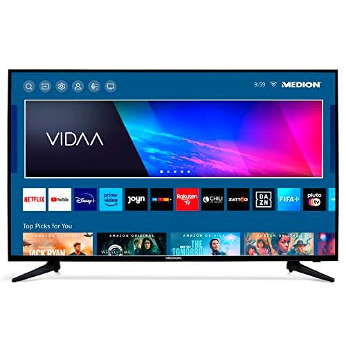 MEDION Televisión UHD de 125,7 cm (50 Pulgadas) X15059 (MD 30091) (Smart TV