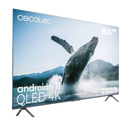 Cecotec Televisor QLED 85&quot; Smart TV V3+ Series VQU30085+S