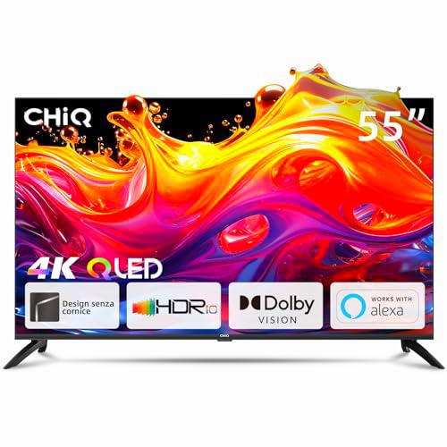 CHiQ U55QG7V - Smart TV de 55 Pulgadas con Pantalla QLED