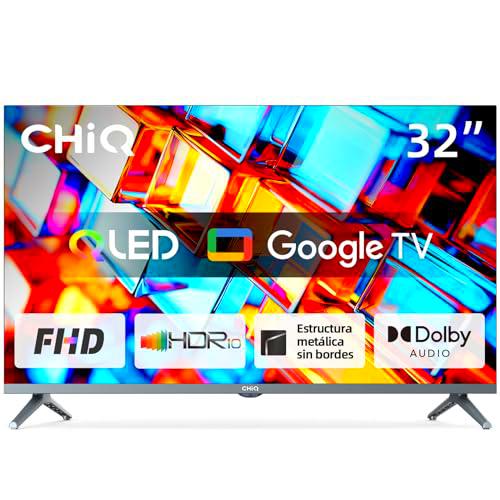 CHiQ L32QM8G 32 Pulgadas QLED FHD TV, diseño metálico sin Bordes