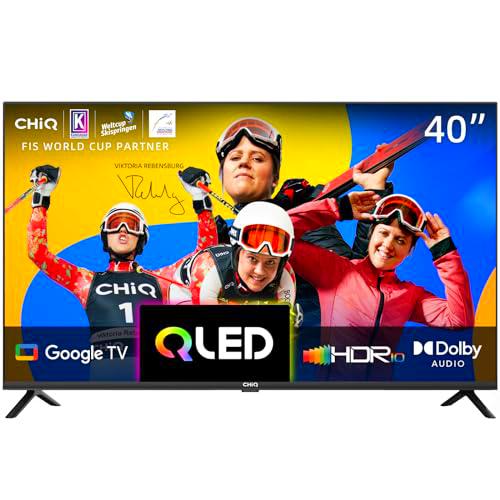 CHiQ L40QG7V TV QLED de 40 Pulgadas con HDR 10, diseño sin Bordes