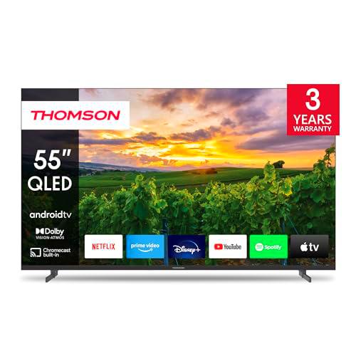 THOMSON 55 Pulgadas (139 cm) QLED Smart Android TV (WLAN