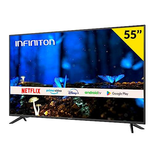 Televisor Smart TV Infiniton INTV-55AT3100 55'' 4K UHD DLED Android 9 F Negro