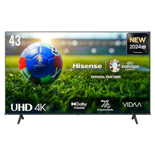 Hisense 43A6N - UHD 4K,VIDAA Smart TV, 43 Pulgadas