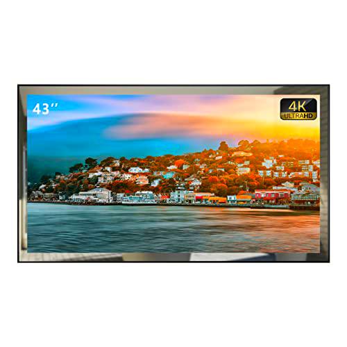 Soulaca 43 pulgadas 4K UHD Smart TV para cuarto de baño