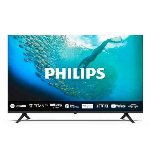 Philips 50PUS7009 Smart TV 4K LED - Pantalla de 50 Pulgadas con Plataforma Titan OS Pixel Precise Ultra HD y Sonido Dolby Atmos