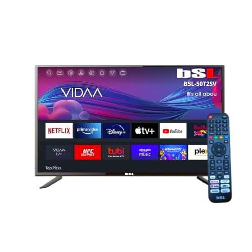 BSL-50T2SV VIDAA Smart TV 50 Pulgadas | WIFI | RJ45 | Resolución UHD 3840X2160p | USB | DVBT2/S2/C | Compatible con Youtube