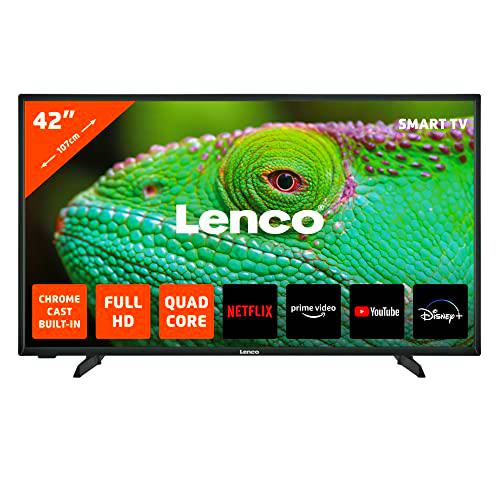 Lenco LED-4243BK 42-Zoll Android-Smart-TV, Full HD, Negro