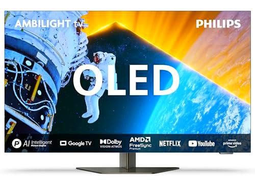 Philips Ambilight 55OLED819: Smart TV 4K OLED - Pantalla de 55 Pulgadas con P5 AI Picture