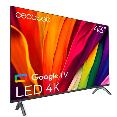 Cecotec Smart TV - Televisión LED de 43 Pulgadas Resolución 4K UHD