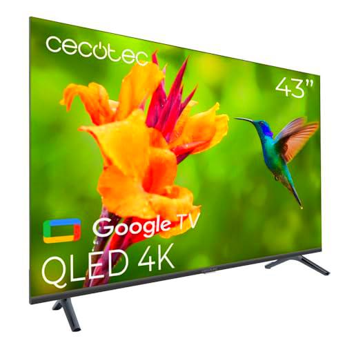 Cecotec Smart TV - Televisión QLED de 43 Pulgadas Resolución 4K UHD