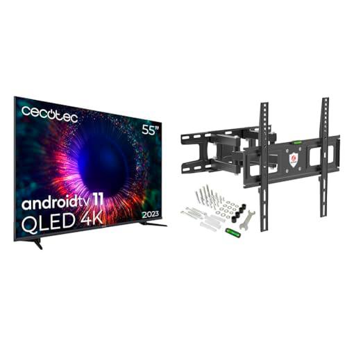 Cecotec Televisor QLED 55” Smart TV V1+ Series VQU11055