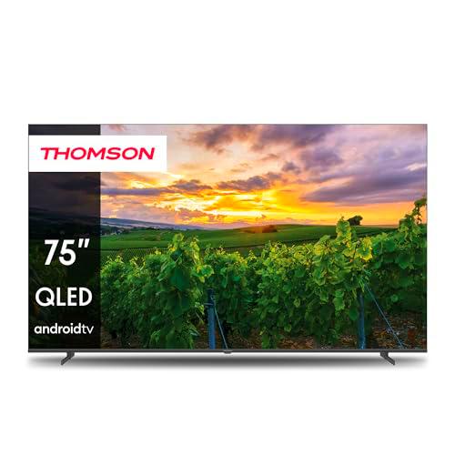 THOMSON 75 Pulgadas (189 cm) QLED Televisor - Smart Android TV (WLAN