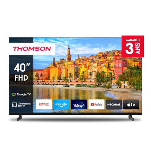 Thomson Google TV FHD de 40 Pulgadas (101 cm) con Control por Voz