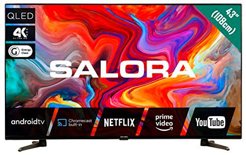 Salora 43QLEDTV - Smart TV 43 pulgadas con 4K Ultra HD