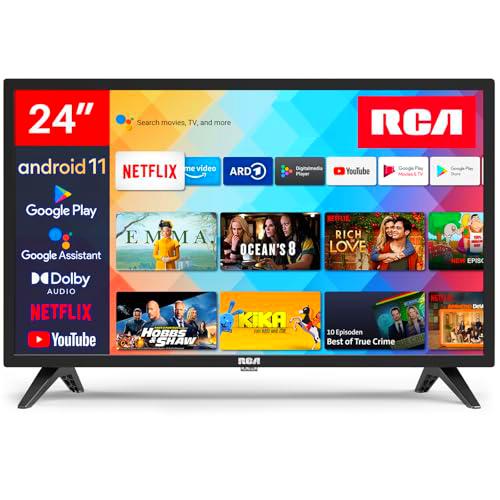 RCA Smart TV 24 Pulgadas (60cm) HD Televisor Android TV con WiFi