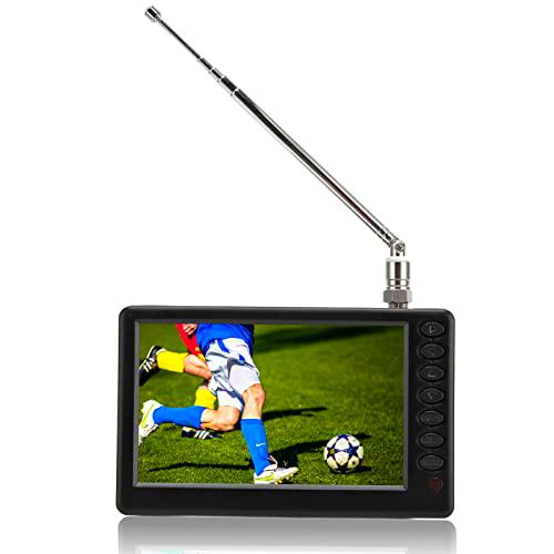 Yunseity TV de Mano de 5 Pulgadas, 1080P Mini televisión Digital Recargable Smart TV