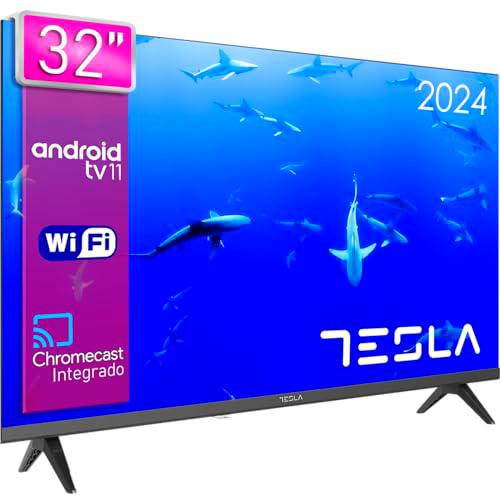 TESLA - Smart TV de 32&quot; (81cm), Televisión Android TV 11