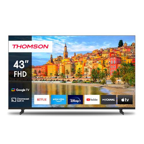 Thomson 43 Pulgadas (109cm) Google TV FHD Control de Voz Triple Tuner Smart TV