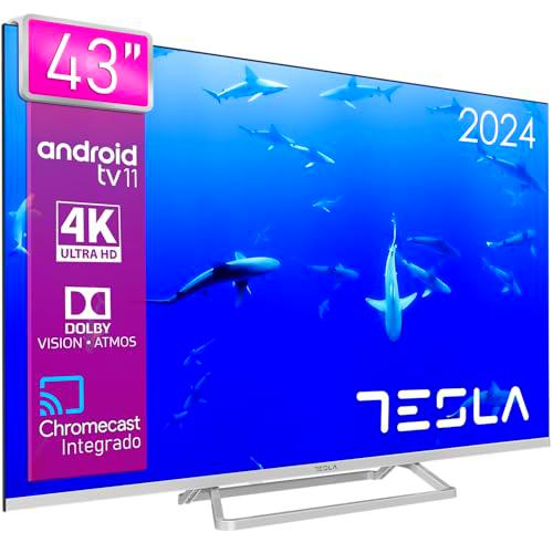 TESLA - Smart TV de 43&quot; (109cm), Televisión Resolución UHD