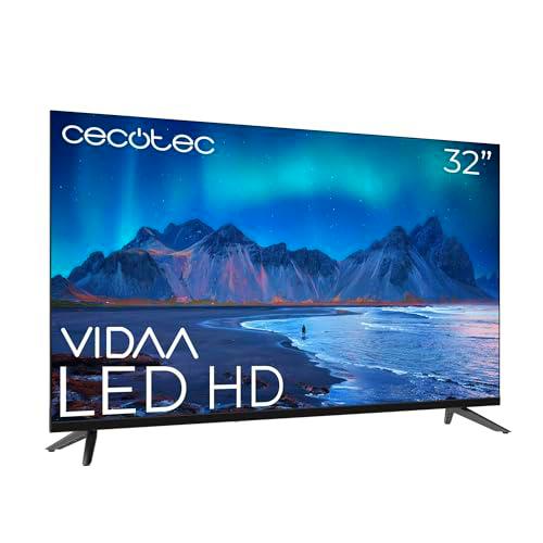 Cecotec Smart TV, Televisor LED de 32 Pulgadas Resolución HD A5 Series ALH50032