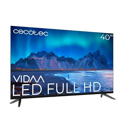 Cecotec Smart TV, Televisor LED de 40 Pulgadas Resolución Full HD A5 Series ALF50040