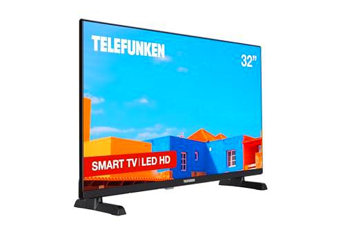 Telefunken 32DTHV725 2025 32'' - Smart TV HD HDR, Diseño sin Marcos