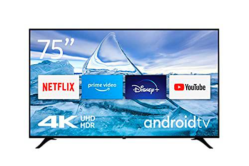 Nokia Smart TV 7500A, 75 pulgadas, 189 cm, Android TV