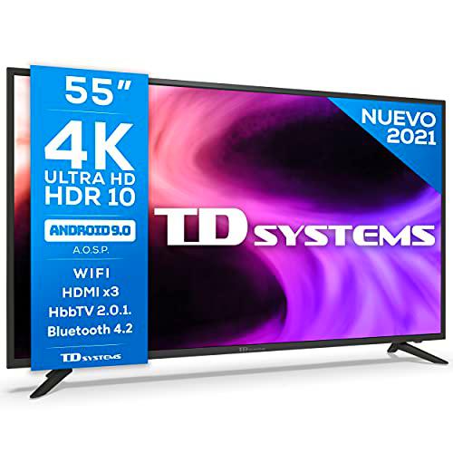 TELEVISOR LED TD SYSTEMS 50 4K UHD USB SMART TV ANDROID 9.0 WIFI BLUETOOTH  – DECCCINFORMATICA