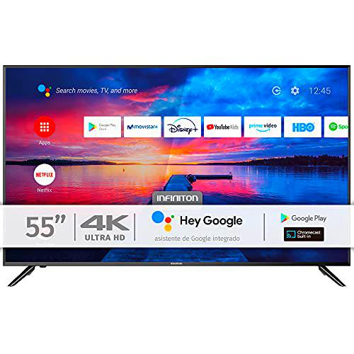 INFINITON INTV-55AF2300 - Televisor Smart TV 55&quot; 4K UHD