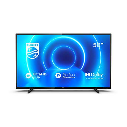 =TELEVISOR PHILIPS 50&quot; (126cm) Smart TV LED 4K UHD HDR 10+ P5 Picture Engine Netflix Youtube DVB-T/T2/T2-HD/C/S/S2 3HDMI 2USB